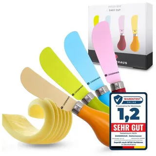 ZASSENHAUS Buttermesser (4 Stück), verschiedene Farben blau|bunt|grün|rot