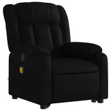 vidaXL Massagesessel mit Aufstehhilfe Kunstleder 92 x 98 x 92 cm Schwarz
