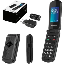 Krüger&Matz Telefon Krüger&Matz IRON 5 Flip 4G Dual SIM Schwarz 2.4" 48 MB