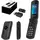 Krüger&Matz Telefon Krüger&Matz IRON 5 Flip 4G Dual SIM Schwarz 2.4" 48 MB