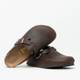 Birkenstock Boston Nubukleder geölt habana 38