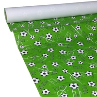 JUNOPAX 50m x 0,75m Papiertischdecke Fußball