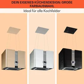 Klarstein Futurelight Smart Inselhaube 42 cm silber