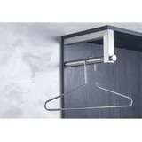 smausrom Simausrom, Garderobe + Kleiderhaken, Garderobenbügel Tora ausziehbar Breite 300 mm, Höhe 150 mm, Edelstahl gebürstet