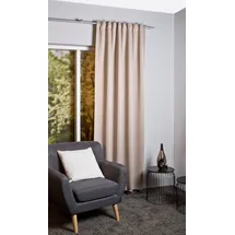 HOMEbasics Schmidt Fertiggardine Blacky 140 x 175 cm Polyester Beige