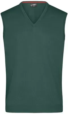 Herren V-Pullunder JN657, wald-grün, Größe XXL - grün - XXL