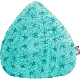 Sitting Point BeanBag Fluffy 70 x 110 cm grün
