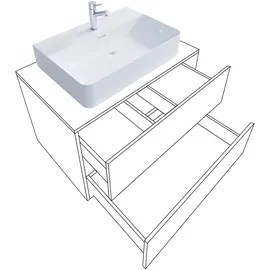 VCM my bath Badmöbel-Set Lendas S 915195 weiß 61,0 x x 69,0 cm