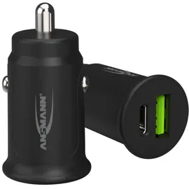 Ansmann In-Car-Charger KFZ-Ladegerät 30 W 12-24 V Schwarz