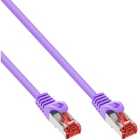 InLine Patchkabel, Cat6, S/FTP, RJ-45/RJ-45, 2m, violett (76402P)