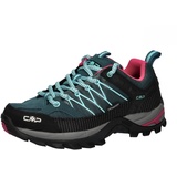 CMP Damen Rigel Low Wmn Trekking Wp Walking Shoe, Deep Lake-Acqua, 40