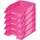 Leitz Briefkorb, A4, 5er Pack, Pink, WOW-Serie, 52263023