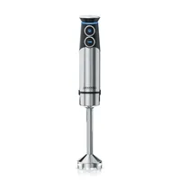 Arendo Stabmixer Edelstahl, elektrischer Pürierstab 1500 Watt, stufenlose Geschwindigkeit,