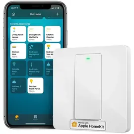 Meross Smart Wi-Fi Wandschalter 2-Wege Touch Button