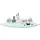 bremermann Glaseckablage Bad-Serie Lucente 35 x 6 x 25 cm Silber