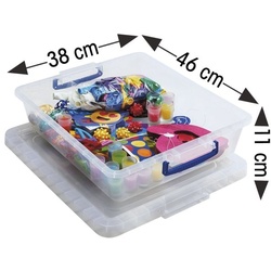 OTTO Office Ablageboxen 10,5 Liter transparent, 38x11x46 cm
