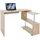 ML-Design Eckschreibtisch drehbar, Schreibtisch L-Form Winkelkombination - 4 Rädern, Sonoma Eiche, 150x88x75 cm, für Heim und B... Naturbelassen