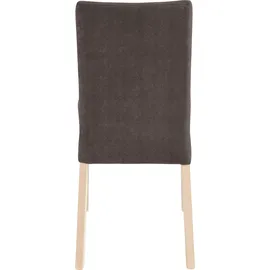 Home Affaire 4-Fußstuhl Umag Polyester braun 2er Set