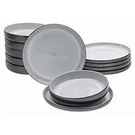 CreaTable Nordic Fjord Tafelservice 12-tlg. grau