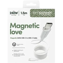 Panzer Glass USB-C auf USB-C 1,5 m Weiß
