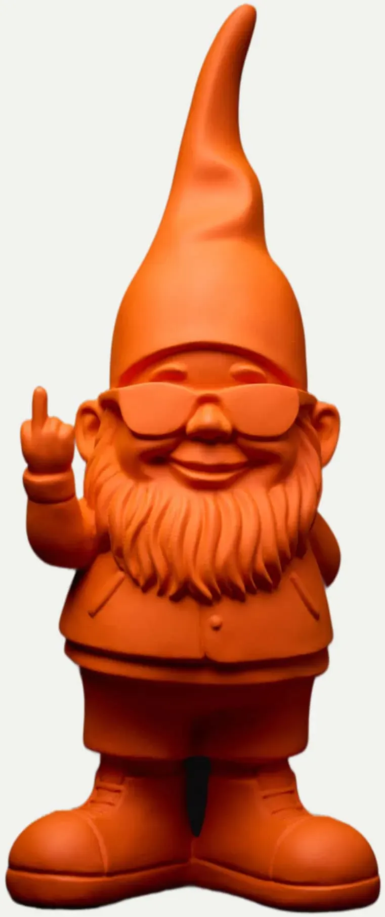 Gartenzwerg Bernardo - H 12cm Orange