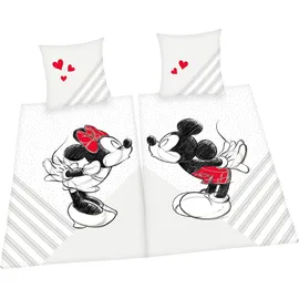 Herding Mickey & Minnie Mouse weiß 2 x 135 x 200 + 2 x 80 x 80 cm