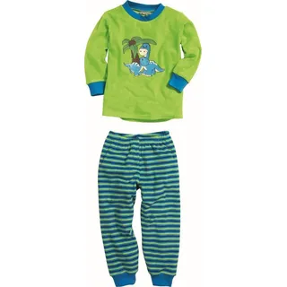 Playshoes Schlafanzug Dino grün - grün;blau;grün