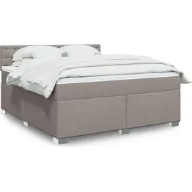 vidaXL Boxspringbett 180 x 200 cm Schwarz
