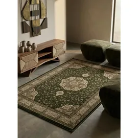 KADIMA DESIGN Teppich Kurzflor GEISLER in Grün, orientalisch, 300 x 400 cm
