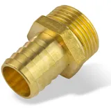 GENERAL FITTINGS Schlauchadapter 10 mm x 3/8 Zoll gold