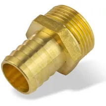 GENERAL FITTINGS Schlauchadapter 10 mm x 3/8 Zoll gold