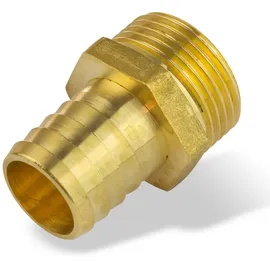 GENERAL FITTINGS Schlauchadapter 10 mm x 3/8 Zoll gold