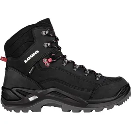 Lowa Renegade GTX Mid Herren schwarz/rubinrot 44,5