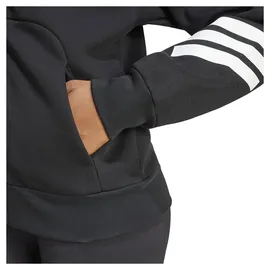 adidas Future Icons 3-Streifen Reißverschlusspullover Black M