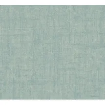 A.S. Création Vliestapete Geo Effect, Uni Tapete Stoffoptik leichte Mustertapete blau,