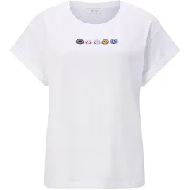 richroyal T-Shirt Shirt Print Weiß XL