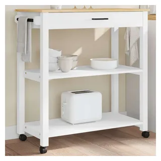 vidaXL Küchenwagen MONZA 84x40x88,5 cm Massivholz Kiefer