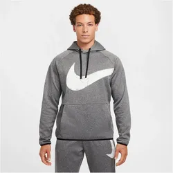 NIKE Therma-FIT Fitness Hoodie Herren 010 - black/htr/white M