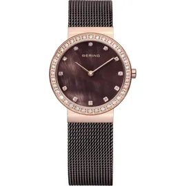 BERING 10729-262 Classic Damenuhr - Gold/Braun