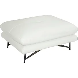 Calia Italia Hocker Cezanne Leder 90 x 42 x 70 cm Weiß