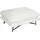 Calia Italia Hocker Cezanne Leder 90 x 42 x 70 cm Weiß