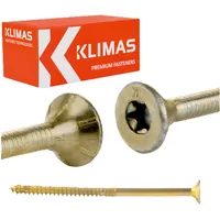 Klimas Holzschrauben 5 x 120 mm 200 Stück