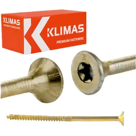 Klimas Holzschrauben 5 x 120 mm 200 Stück