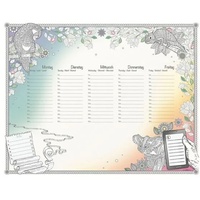 folia Schreibunterlage aus Papier - Ausmalbilder mehrfarbig