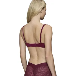Triumph Body Make-Up Illusion Lace Balconette Weinrot D 75 Damen