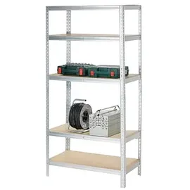 SZ METALL SZ Metall, Schwerlastregal 24180-I(LV) silber 90,0 x 45,0 x 180,0 cm