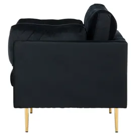 Livetastic Sessel Boom Polyester 110 x 84 x 86 cm Schwarz
