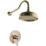 PaulGurkes Dusch-Set Unterputz Antik Bronze PGSET3-B