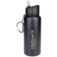 LifeStraw Go Stainless Steel Wasserfilter Trinkflasche 710ml schwarz