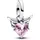 Pandora Geflügeltes Herz Pink 793626C02